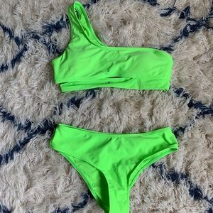 Shein 2- Piece Neon Bathing Suit